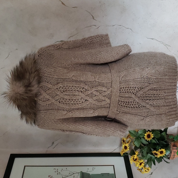 Ann Taylor Loft Button & Belted Cable Knit Cardigan Sweater Women's Size XSmall - Picture 11 of 15